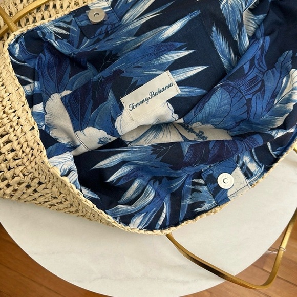 Tommy Bahama Sunchaser Straw Tote NWT - Picture 7 of 11